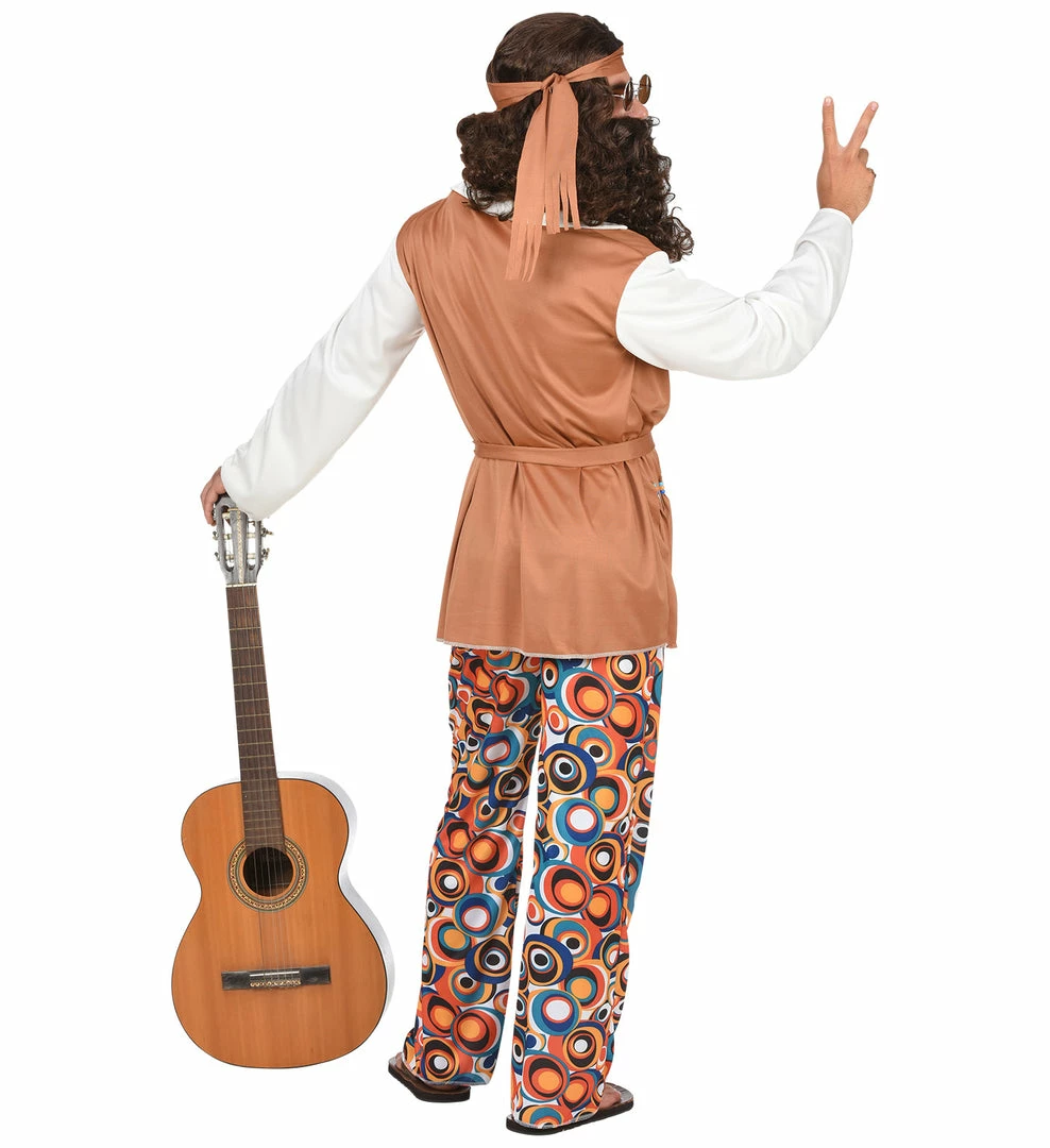 Widmann Decades And History Far Out Dude Hippie Costume 6 Widmann Decades And History Far Out Dude Hippie Costume