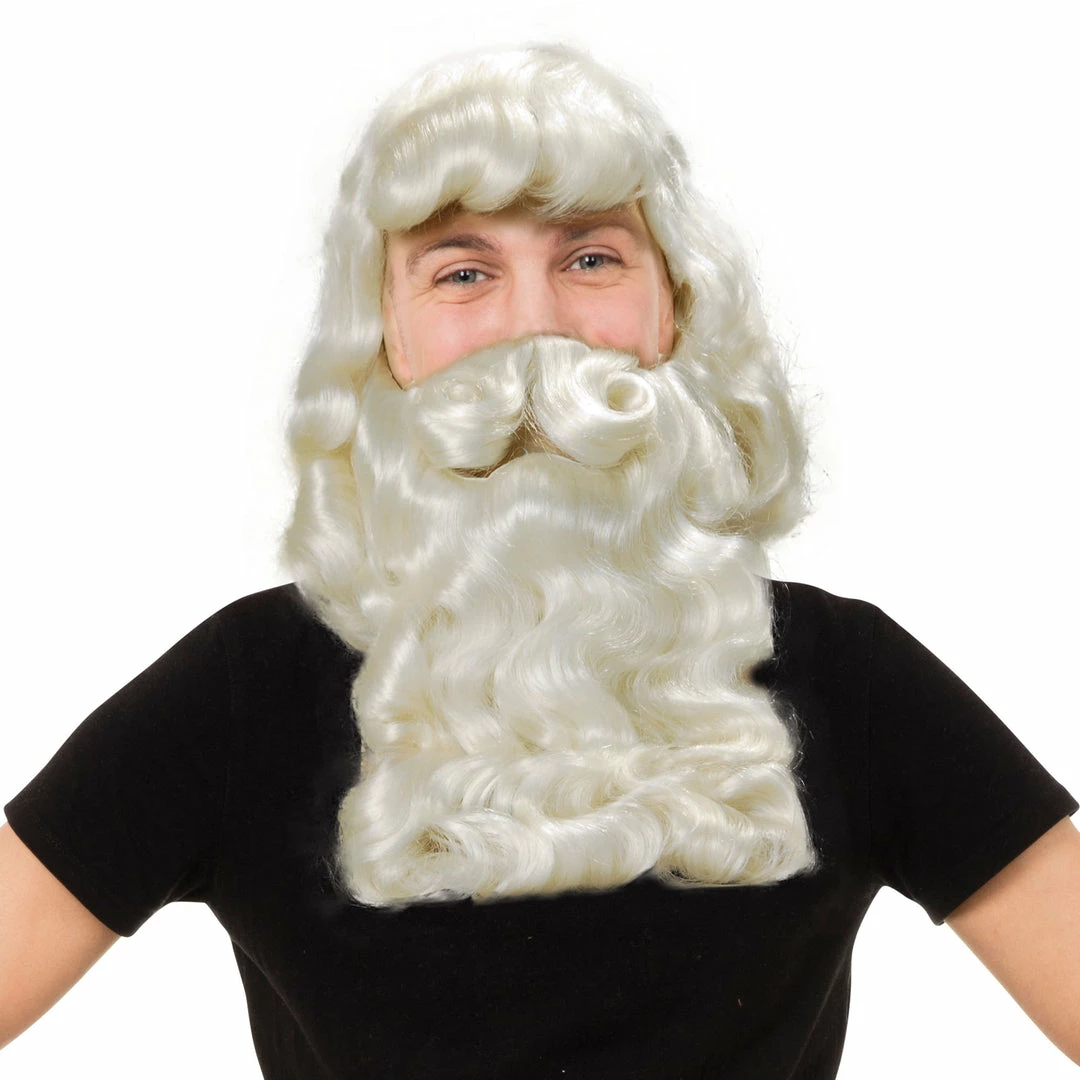 Bristol Christmas Costumes Father Xmas Wig & Beard Superior 3 Bristol Christmas Costumes Father Xmas Wig & Beard Superior
