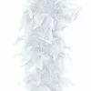 Partydecor Feather Boa White 180cm 1920's 1 Partydecor Feather Boa White 180cm 1920's