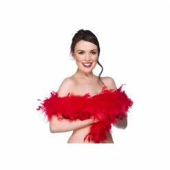 Wicked Feather Boa - Red 1920's
