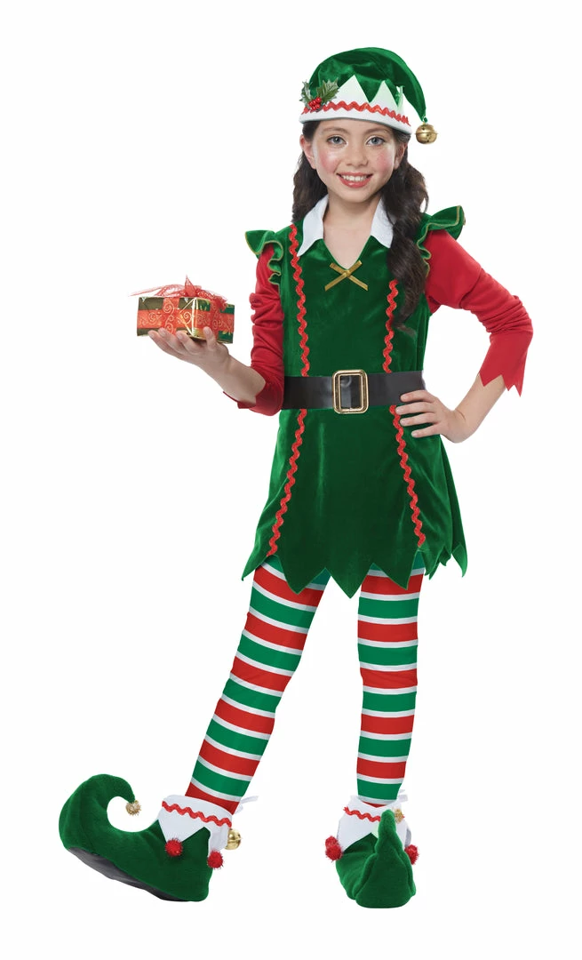 California Costumes Festive Elf Girl Costume Christmas Costumes 3 California Costumes Festive Elf Girl Costume Christmas Costumes