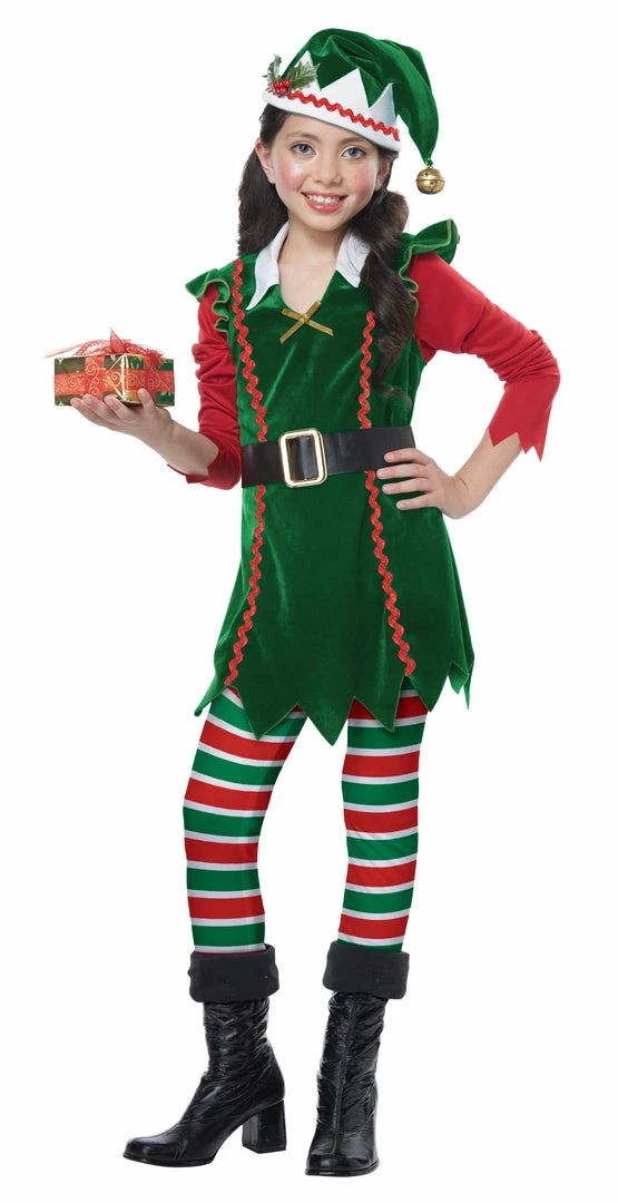California Costumes Festive Elf Girl Costume Christmas Costumes 4 California Costumes Festive Elf Girl Costume Christmas Costumes