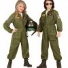 Widmann Fighter Jet Pilot Maverick Costume Kids