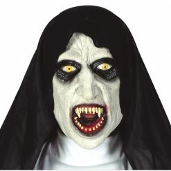 Fiestas Guirca Halloween Accessories Film Nun Mask