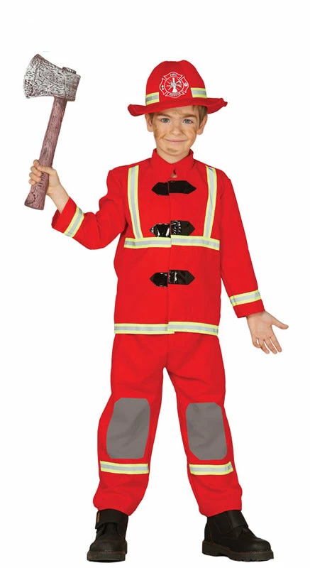 Fiestas Guirca Uniform Costumes Fireman Costume Children's 3 Fiestas Guirca Uniform Costumes Fireman Costume Children's