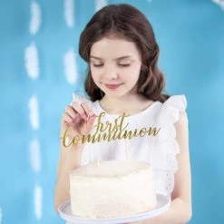 Partydecor Party Supplies First Communion Cake Topper