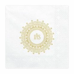 Partydecor First Communion IHS Napkins Pack Of 20 6 Partydecor First Communion IHS Napkins Pack Of 20