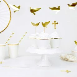 Partydecor First Communion Cupcake Toppers