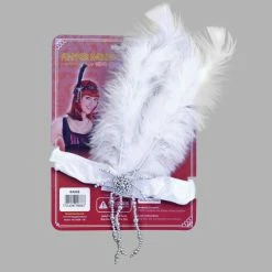 Bristol Flapper Charleston Headband White Decades And History