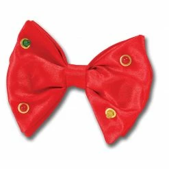 Bristol Costume Accessories Flashing Bow Tie Red Or Black