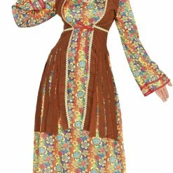 Fiestas Guirca 1960's Flower Daughter Hippie Costume