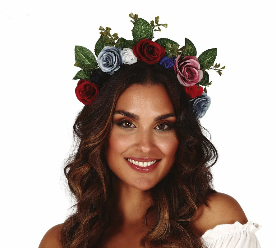 Fiestas Guirca Flower Fairy Headband Dark 3 Fiestas Guirca Flower Fairy Headband Dark