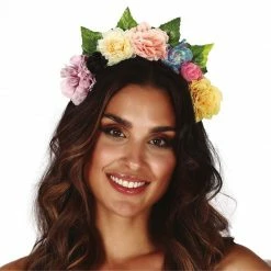 Fiestas Guirca Flower Fairy Headband Bright Fairytale Costumes