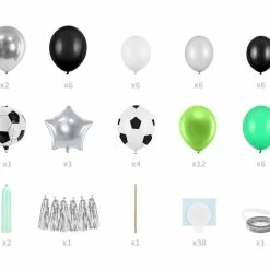 Partydecor Party Supplies Football Balloon Garland