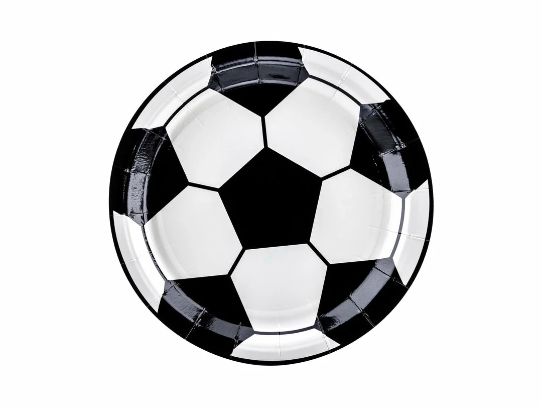 Partydecor Football Paper Plates 18cm Pack Of 6 4 Partydecor Football Paper Plates 18cm Pack Of 6
