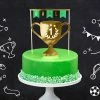 Partydecor Party Supplies Football Themed Cake Toppers