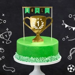 Partydecor Party Supplies Football Themed Cake Toppers