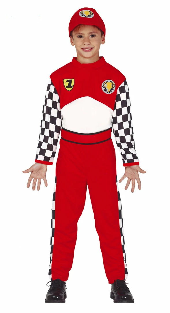 Fiestas Guirca Formula Driver Costume Childrens Uniform Costumes 3 Fiestas Guirca Formula Driver Costume Childrens Uniform Costumes