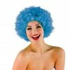 Wicked Book Week Funky Afro Wig Blue 2 Wicked Book Week Funky Afro Wig Blue