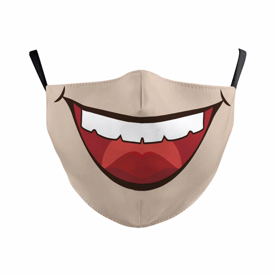 My Fancy Dress Halloween Accessories Funny Big Mouth Face Mask 3 My Fancy Dress Halloween Accessories Funny Big Mouth Face Mask