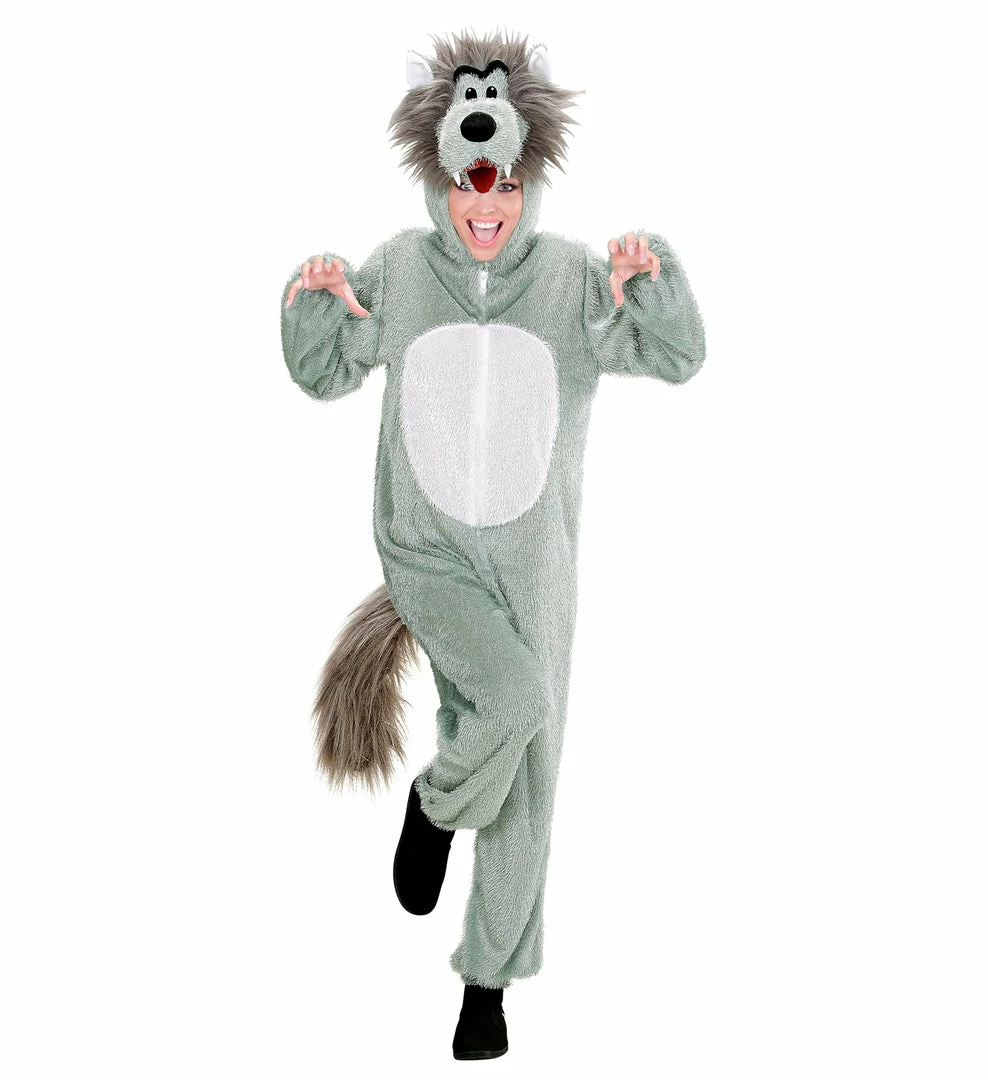 Widmann Funny Wolf Costume Animal 4 Widmann Funny Wolf Costume Animal