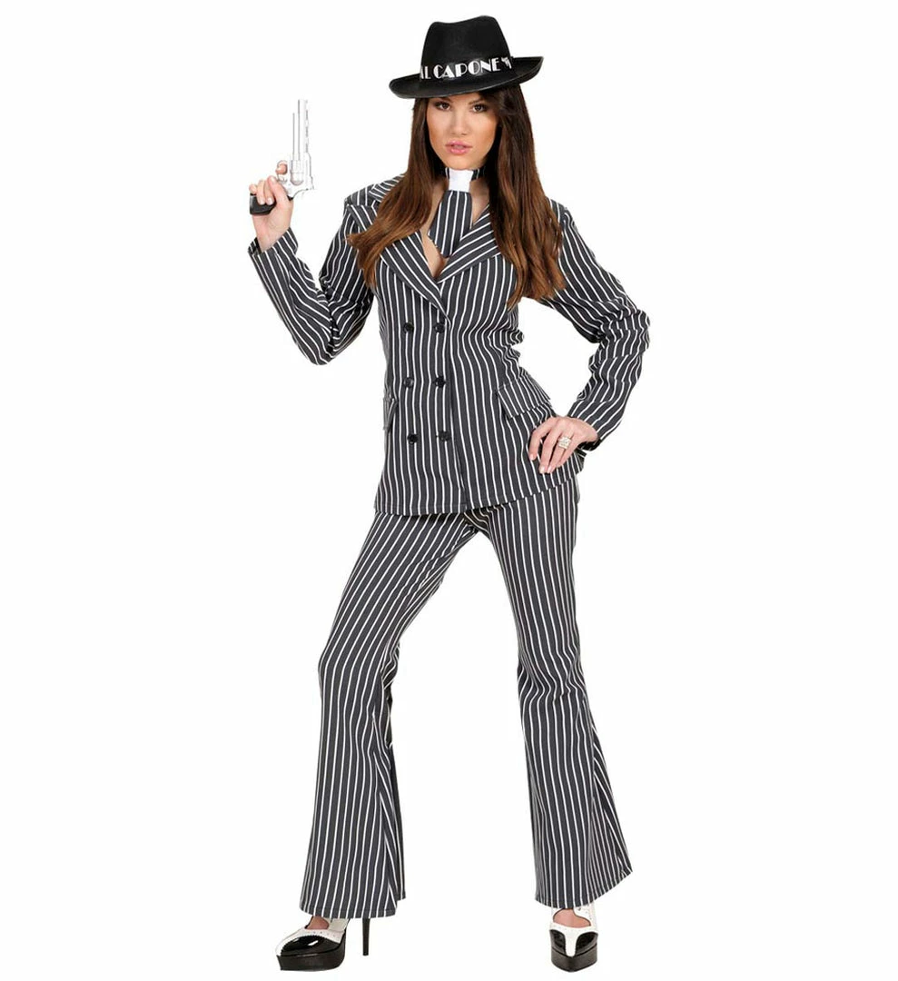 Widmann Decades And History Gangster Lady Costume 3 Widmann Decades And History Gangster Lady Costume