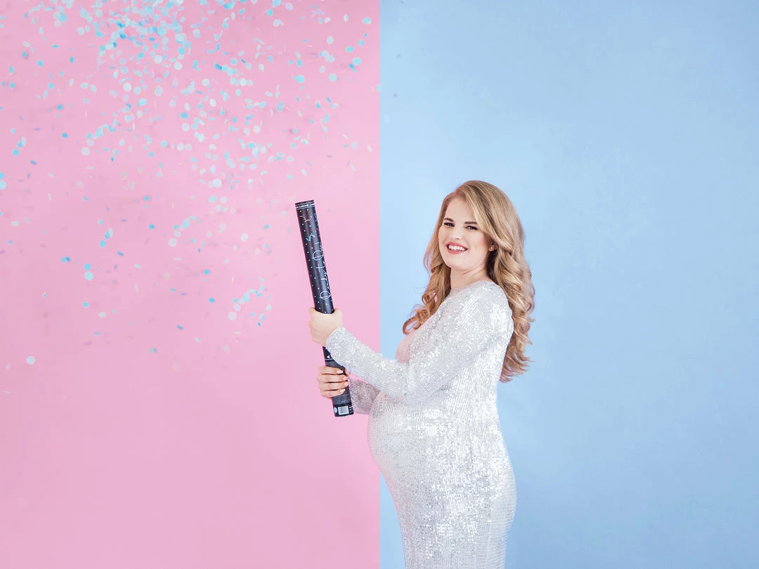 Partydecor Gender Reveal Confetti Cannon Boy 6 Partydecor Gender Reveal Confetti Cannon Boy