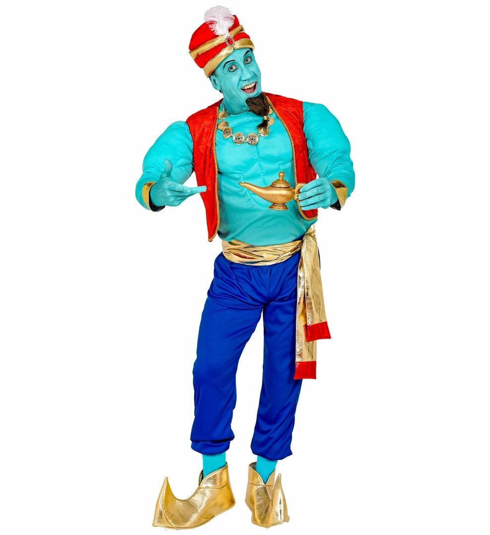 Fiestas Guirca Genie Costume Men's Fairytale Costumes 3 Fiestas Guirca Genie Costume Men's Fairytale Costumes