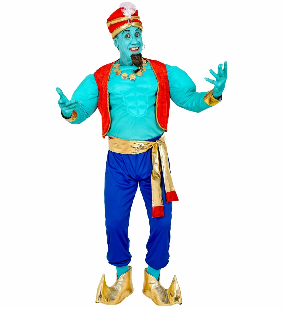 Fiestas Guirca Genie Costume Men's Fairytale Costumes 4 Fiestas Guirca Genie Costume Men's Fairytale Costumes