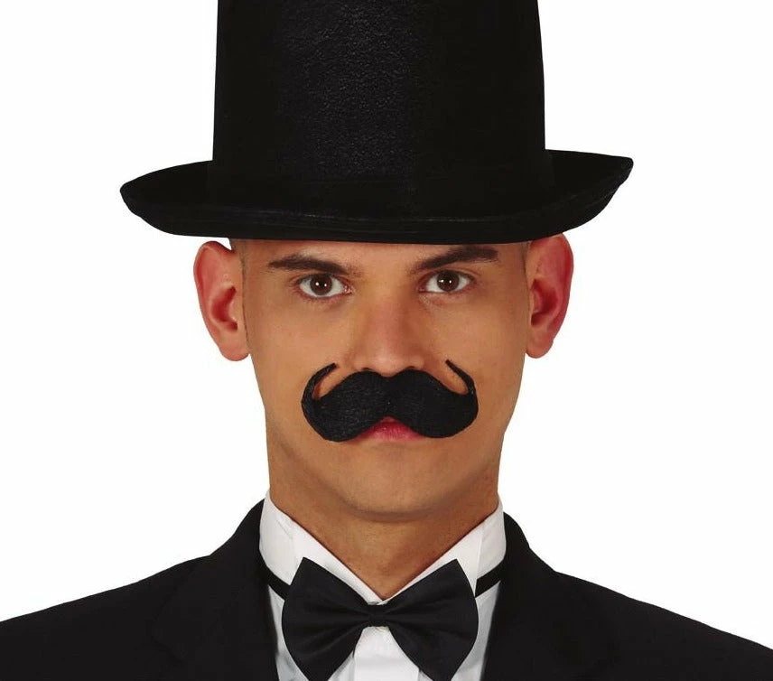 Fiestas Guirca Gentleman Moustache Black 3 Fiestas Guirca Gentleman Moustache Black