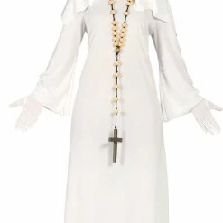 Fiestas Guirca Halloween Ghost Nun Costume