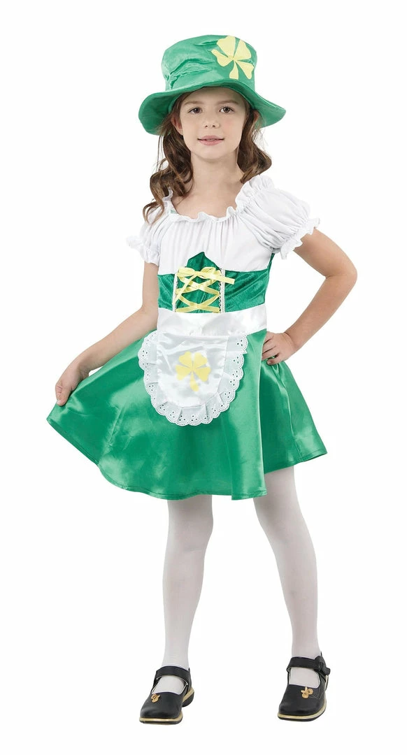 Bristol Girl's Lucky Leprechaun St Patrick's Costume 3 Bristol Girl's Lucky Leprechaun St Patrick's Costume