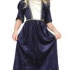 Fiestas Guirca Medieval, Renaissance & Tudor Costumes Girls Medieval Lady Costume Blue 1 Fiestas Guirca Medieval, Renaissance & Tudor Costumes Girls Medieval Lady Costume Blue