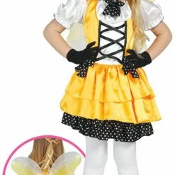 Fiestas Guirca Fairytale Costumes Yellow Butterfly Or Fairy Costume Girls