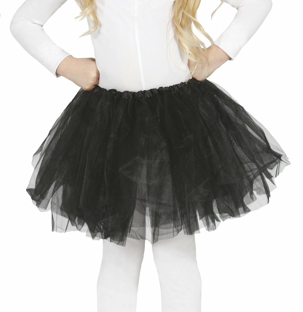 Fiestas Guirca Black Tulle Tutu Skirt Kids 4 Fiestas Guirca Black Tulle Tutu Skirt Kids