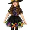 My Fancy Dress Rainbow Witch Girls Costume Halloween 1 My Fancy Dress Rainbow Witch Girls Costume Halloween