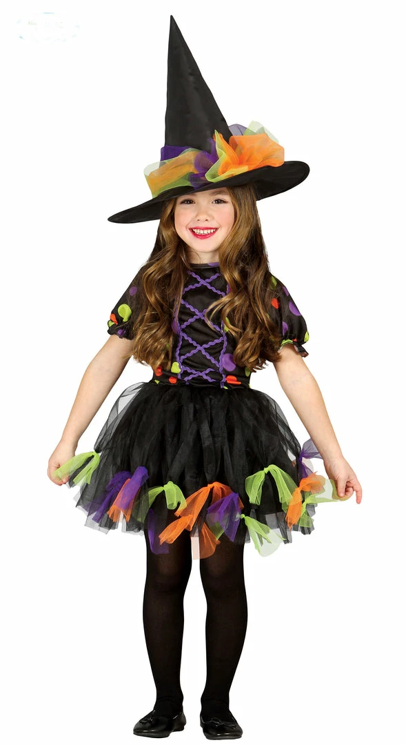 My Fancy Dress Rainbow Witch Girls Costume Halloween 3 My Fancy Dress Rainbow Witch Girls Costume Halloween
