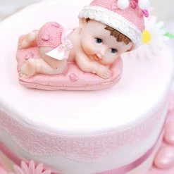 Partydecor Baby Girl With Pillow Cake Topper Occasions
