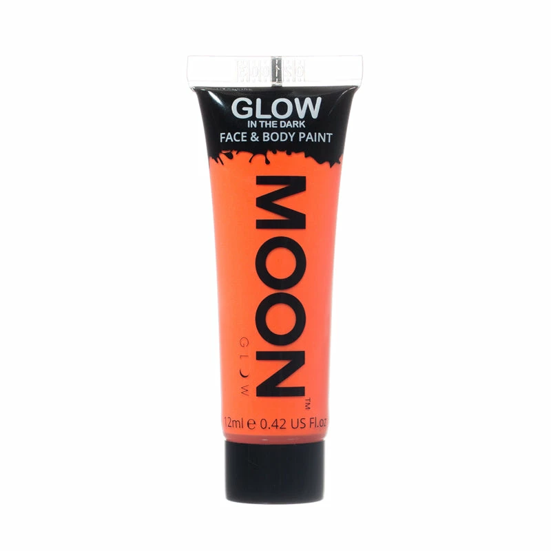 Moonglow Moon Glow In The Dark Paint Orange 12ml Costume Accessories 3 Moonglow Moon Glow In The Dark Paint Orange 12ml Costume Accessories