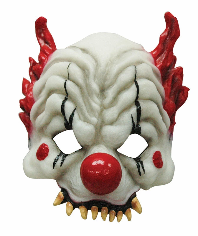 Bristol Glow In The Dark Horror Clown Half Mask 3 Bristol Glow In The Dark Horror Clown Half Mask