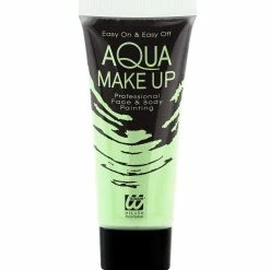 Widmann Glow In The Dark Aqua Face & Body Paint 30ml Costume Accessories