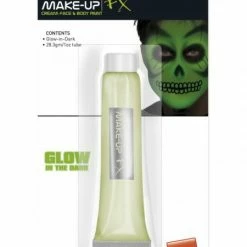 Smiffy's Facepaints & FX Glow In The Dark Cream Make Up