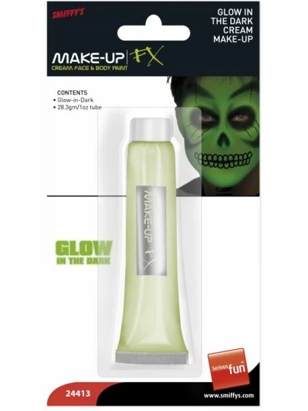 Smiffy's Facepaints & FX Glow In The Dark Cream Make Up 3 Smiffy's Facepaints & FX Glow In The Dark Cream Make Up