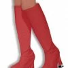 Bristol Go-Go Boot Top Shoe Covers Red