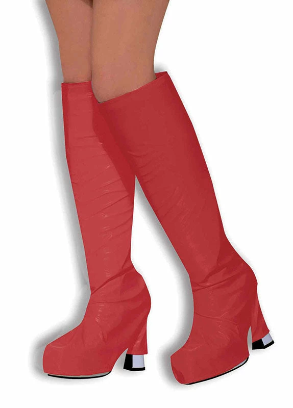 Bristol Go-Go Boot Top Shoe Covers Red 3 Bristol Go-Go Boot Top Shoe Covers Red