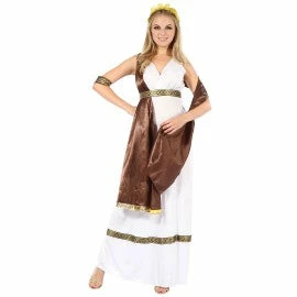 My Fancy Dress Goddess With Brown Sash 3 My Fancy Dress Goddess With Brown Sash