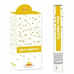 Fiestas Guirca Gold Confetti Cannon 40cm