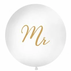 Partydecor Party Supplies Gold Mr Giant Balloon 36" Latex