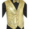 Smiffy's Gold Sequin Waistcoat 2 Smiffy's Gold Sequin Waistcoat