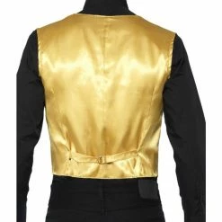Smiffy's Gold Sequin Waistcoat